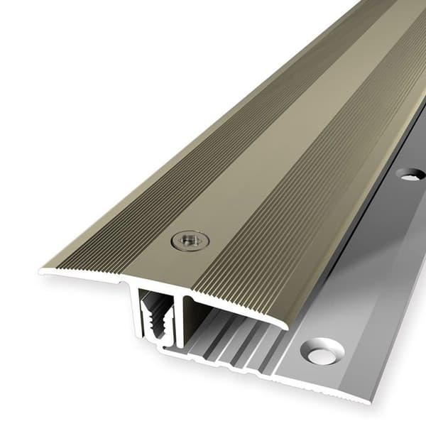 PROVISTON Övergångsprofil Parkettkompensation l 44 mm H 7 - 18 mm L 2700 mm Aluminiumprofil Sand