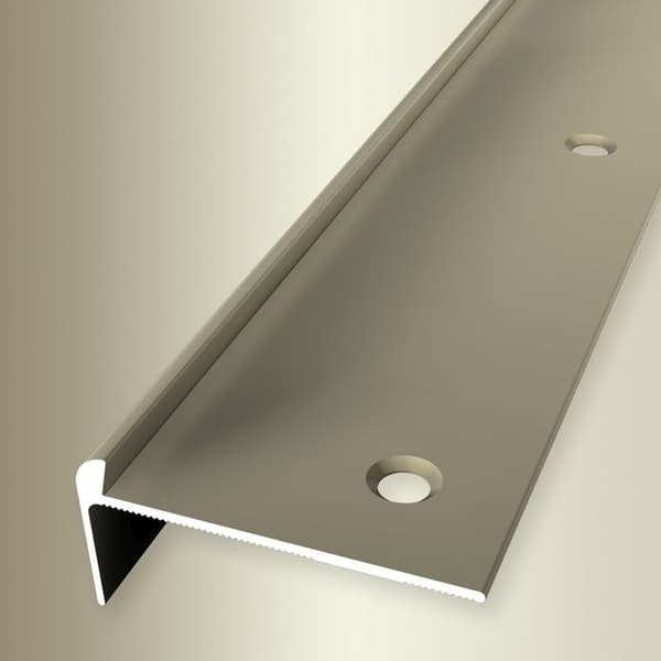 Neseprofil 21 x 48 x 2500 mm Alu hörnprofil olika varianter Küberit sand