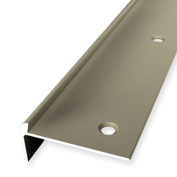 Neseprofil 21 x 48 x 2500 mm Alu hörnprofil olika varianter Küberit sand