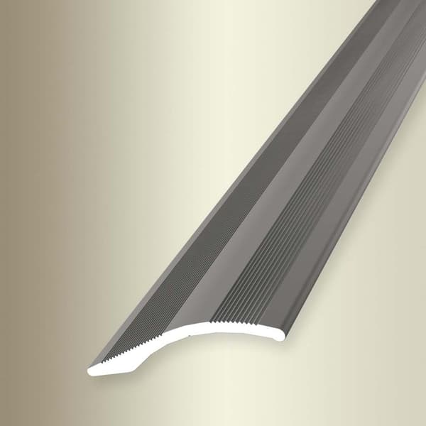 Profil 2 x 40 mm Alu Küberit 1000 mm självklistrande med inox utseende