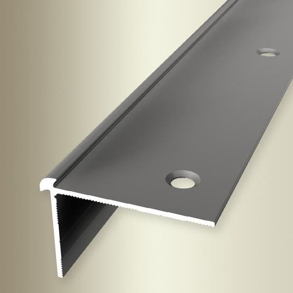 PROVISTON Trappsteg 39 x 29 x 2500 mm Anodiserad aluminium Rostfri hörnprofil