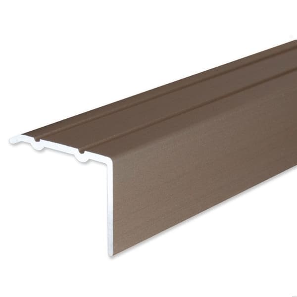 PROVISTON Anodiserad Aluminiumhörnprofil Bronsljus l 24.5 mm H 18 mm L 1000 mm Självhäftande