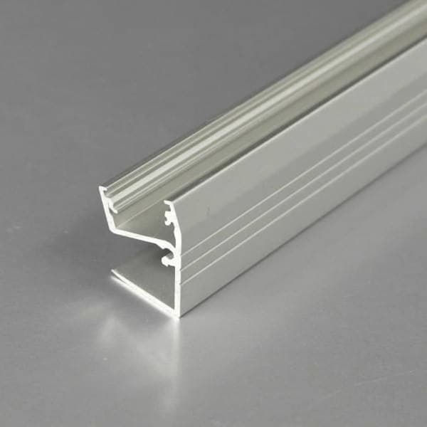 PROVISTON Aluminiumprofil LED 15.6 x 22.5 x 2000 mm Vit Indirekt belysning LED belysning LED-strips 1 styck