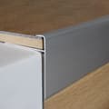 Miniatyrbild 3 av 5: PROVISTON Anodiserad Aluminium Silver L 50 mm H 10 mm Oljad Avslutningsprofil 1 st