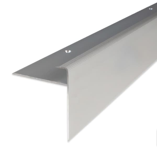 PROVISTON Anodiserad Aluminium Silver L 50 mm H 10 mm Oljad Avslutningsprofil 1 st