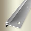 Miniatyrbild 3 av 4: Nez de marche 15 x 30 x 2500 mm Aluminium Cornière striée Küberit Silver