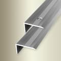 Miniatyrbild 3 av 6: PROVISTON Hörnprofil l 30 mm H 0 - 17 mm L 2500 mm Aluminiumprofil med spår Silver Montering utan borrning