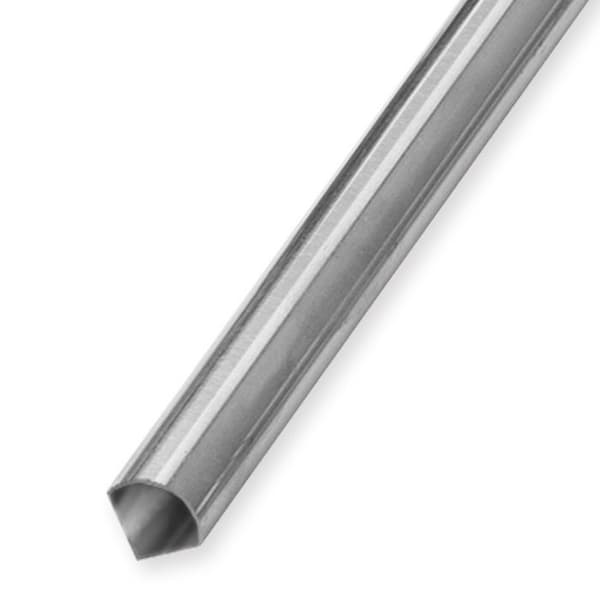 Triangulär trapptrofé 16 x 16 mm Hålad mässing