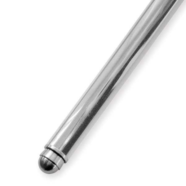 Massiv trappräcke med bultknoppar 13 x 13 x 800 mm Polerad förnicklad mässing 13 mm i diameter Küberit