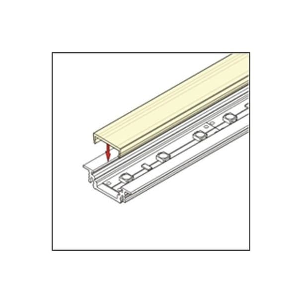 PROVISTON Cache-klikk plast med frostet overflate för aluminiumprofil LED 2000 mm Belysning LED Indirekt belysning LED-list 1 styck