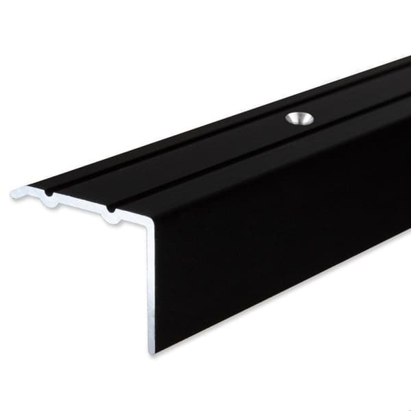 PROVISTON Hörnlist i anodiserad aluminium, mörkbrons, l 24,5 mm h 18 mm l 2700 mm, förborrad