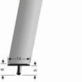 Miniatyrbild 4 av 4: T-profil 6 x 14 x 2700 mm Ouppnert Byggprofil Slät Küberit