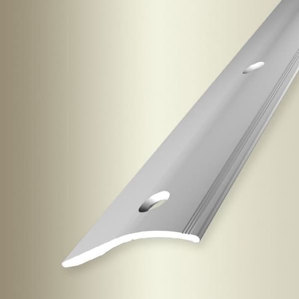 PROVISTON Anpassningsprofil l 40 mm H 0 - 18 mm L 2700 mm Anodiserad aluminium Silver ramp Förborrad reträtt