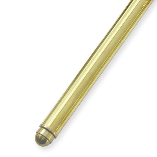 Trappdörrsring med ekollonknappar 9 x 9 x 700 mm polerat mässing 9 mm diameter Küberit