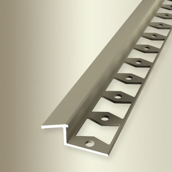 Kompenserande profil 10 x 13 x 2500 mm H för inramning 6-10 mm Rampprofil i aluminium Anpassningsprofil Küberit