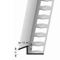 Miniatyrbild 4 av 5: Kompenserande profil 10 x 13 x 2500 mm H för inramning 6-10 mm Rampprofil i aluminium Anpassningsprofil Küberit