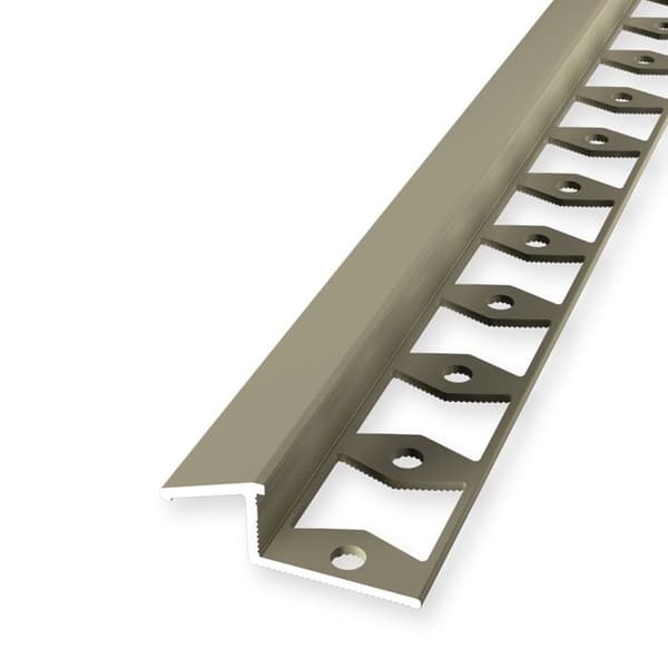 Kompenserande profil 10 x 13 x 2500 mm H för inramning 6-10 mm Rampprofil i aluminium Anpassningsprofil Küberit