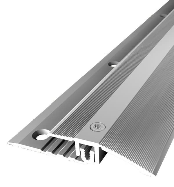 Profileringslist 11 x 40 x 1000 mm Aluminium Tröskellista Silver Küberit