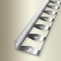 Miniatyrbild 3 av 5: Kakelvinkel 14 x 22.5 mm Tjocklek kakel 12.5 mm inox stansad