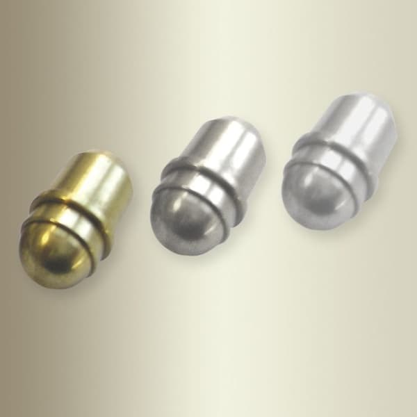 Kapslar 9 x 9 x 10 mm Polerat mässing 9 mm i diameter Trappräcken Tillbehör Küberit