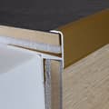 Miniatyrbild 4 av 6: PROVISTON Profil för trappnos Aluminiumvinkel 33 x 153 x 1000 mm Silverfärgad