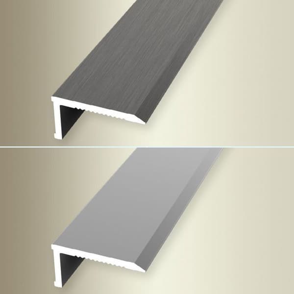 PROVISTON Hörnlist 15 x 8,5 x 2700 mm Anodiserad aluminium Avslutningsprofil Självhäftande