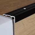 Miniatyrbild 1 av 6: Kantlist 10 x 24,5 x 800 mm Typ 88 89 anodiserad aluminium ljusbrons perforerad