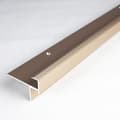 Miniatyrbild 4 av 6: Tröskel för laminat eller parkett golv hörnprofil golv tjocklek 10,3 mm anodiserad aluminium