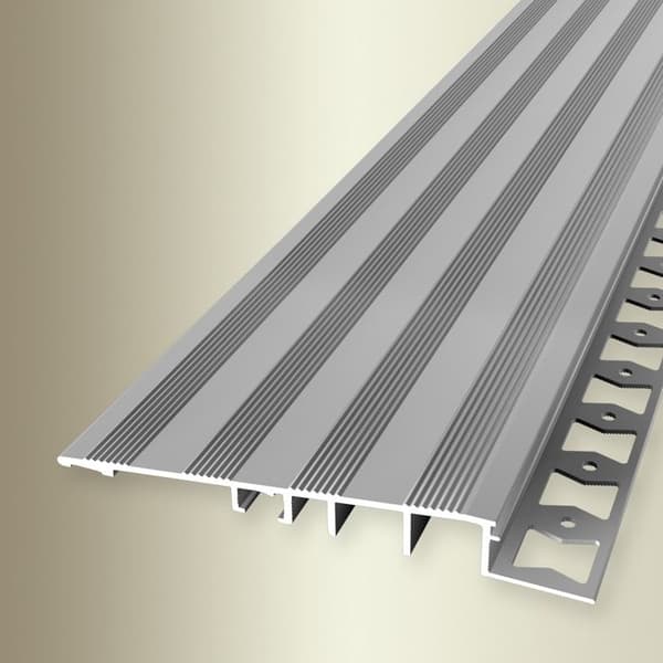 Profil av återhämtningsplatta golv 12.5x100x2500mm Tjocklek 12.5mm i aluminium Küberit