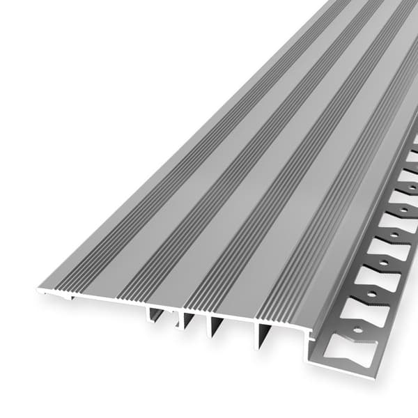 Profil av återhämtningsplatta golv 12.5x100x2500mm Tjocklek 12.5mm i aluminium Küberit