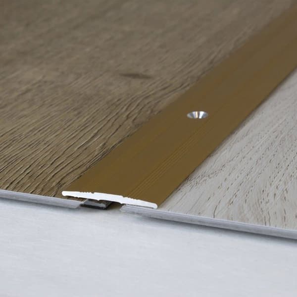 PROVISTON Profil av övergång Anodiserad aluminium g 27 mm H 1.7 mm L 2700 mm Förborrad