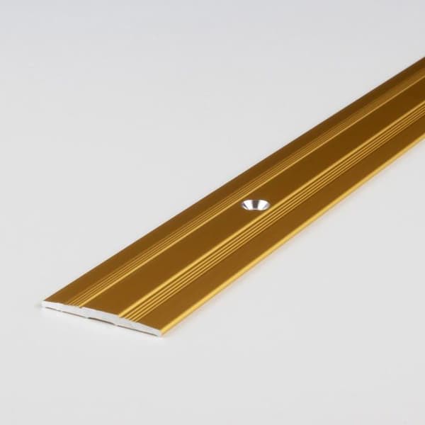 PROVISTON Profil av övergång Anodiserad aluminium g 27 mm H 1.7 mm L 2700 mm Förborrad