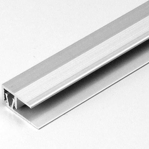 Klipprofil för avslutning, dekorlist i laminat H 7 - 10 mm l 21,5 mm i 2 delar anodiserad aluminium - ljusbrons - 100...