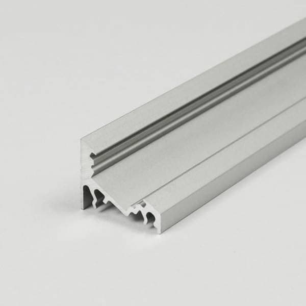 PROVISTON Profil LED i aluminium 20 x 16 x 2000 mm Vit LED-belysning Indirekt belysning LED-stänger 1 styck