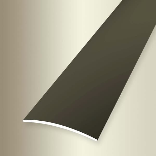 Övergångslist 4 x 30 x 1000 mm Anodiserad aluminiumprofil Lätt och självhäftande Brons Küberit