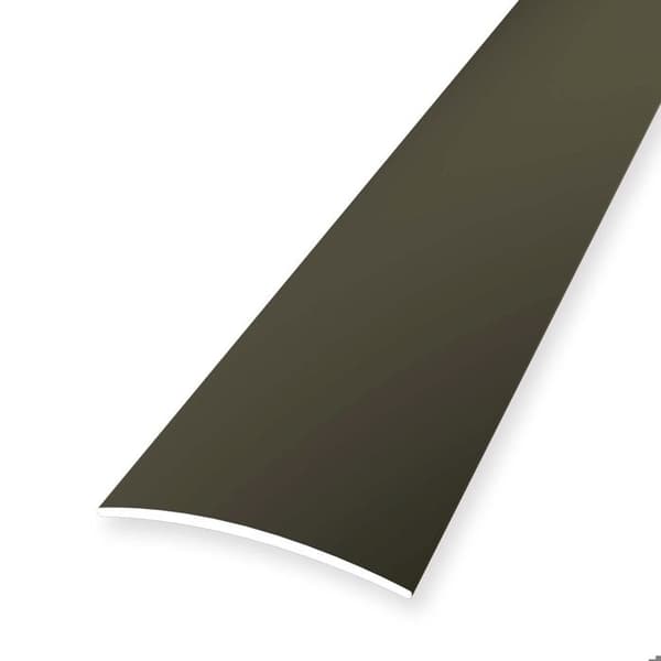 Övergångslist 4 x 30 x 1000 mm Anodiserad aluminiumprofil Lätt och självhäftande Brons Küberit