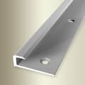 Miniatyrbild 3 av 6: PROVISTON Ramprofil l 30 mm H 7 mm L 2500 mm Anodiserad aluminium Fällbar slät silver Färdigskuren öppen