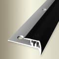 Miniatyrbild 3 av 4: Nez de marche 21 x 21,5 mm Aluminium Cornière striée Encastrée Percée Küberit Svart L 2700 mm