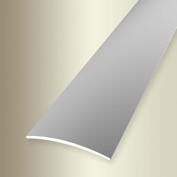 Övergångslist 4 x 30 x 2700 mm Anodiserad aluminium övergångsprofil Slät Självhäftande Silver Küberit