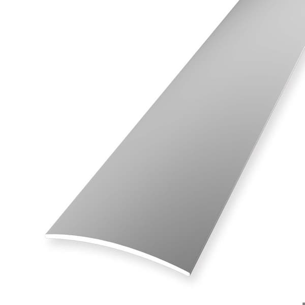 Övergångslist 4 x 30 x 2700 mm Anodiserad aluminium övergångsprofil Slät Självhäftande Silver Küberit
