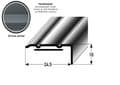 Miniatyrbild 5 av 6: PROVISTON Hörnlist Alu anodiserad Silver l 24.5 mm H 10 mm Självhäftande L 1000 mm