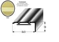 Miniatyrbild 6 av 6: PROVISTON Hörnlist Alu anodiserad Silver l 24.5 mm H 10 mm Självhäftande L 1000 mm