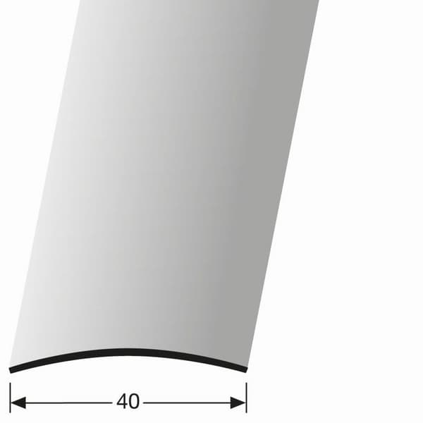Övergångsprofil 5 x 40 x 2700 mm Övergångsprofil Polerat Mässing Slät Ogenomträngd Spår för Küberit Louvetau