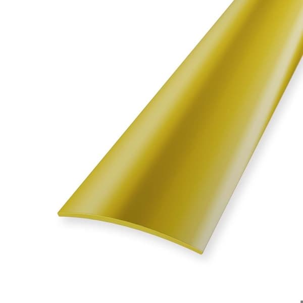 Övergångsprofil 5 x 40 x 2700 mm Övergångsprofil Polerat Mässing Slät Ogenomträngd Spår för Küberit Louvetau