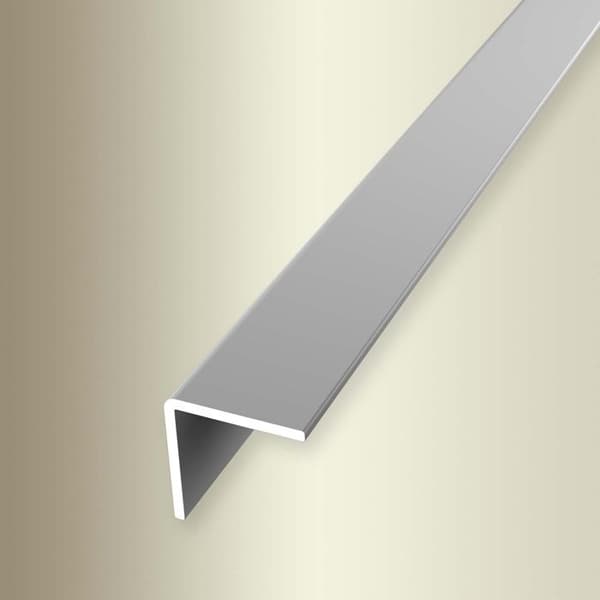 Trappsockel 16,2 x 16,2 x 2500 mm Aluminium Trappsockel Vinkel Slät Silver Küberit