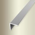 Miniatyrbild 3 av 4: Trappsockel 16,2 x 16,2 x 2500 mm Aluminium Trappsockel Vinkel Slät Silver Küberit