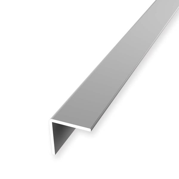Trappsockel 16,2 x 16,2 x 2500 mm Aluminium Trappsockel Vinkel Slät Silver Küberit