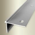 Miniatyrbild 1 av 6: PROVISTON Profil för trappnos l 39 mm H 2.5 mm Profilerad i aluminium Slät Genomborrad