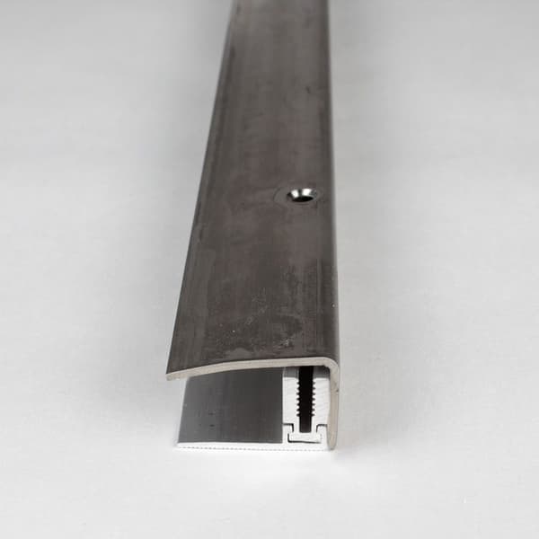 Avslutningsprofil för laminatgolv H 7 x 9 mm rostfritt stål Flex
