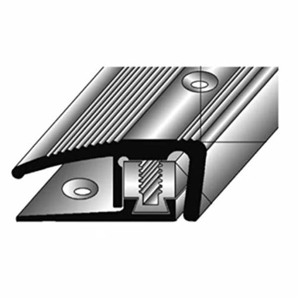 Avslutningsprofil laminatgolv H 7 - 17 mm anodiserad aluminium